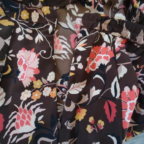 Sag Harbor Floral Flowy A-Line Skirt Size 14P NWOT - Picture 5 of 7